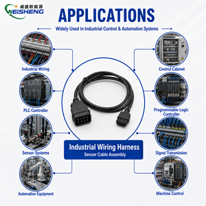 Klantspecifieke industriële bedradingssysteem kabelbundel besturingskast PLC sensor kabelassemblage OEM - Product Image 2
