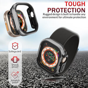 Boîtier de montre antichoc en métal de qualité supérieure pour boîtier de montre <span class=keywords><strong>Apple</strong></span> 40mm <span class=keywords><strong>44mm</strong></span> femmes hommes étui de protection pour <span class=keywords><strong>Apple</strong></span> <span class=keywords><strong>Watch</strong></span> Ultra 49mm - Product Image 3