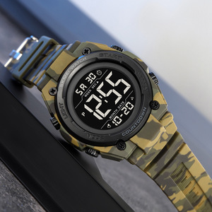 Skmei Digital Watch Men Tpu Strap 5Bar Waterproof Dual Time Zone Sports Watch With Luminous Display And Countdown Function - Product Image 2