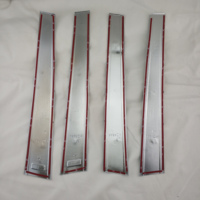 4 pièces de couvre-piliers de porte en ABS chromé, accessoires de voiture pour Toyota Corolla Altis AE130 2003 2004 2005 2006 2007