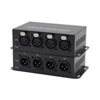 Convertisseur audio fibre optique bidirectionnel XLR 1 à 8 canaux, interface équilibrée, monomode, 15 km, matériau en acier, accessoire optique