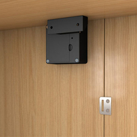 Serrure de tiroir de porte intelligente de luxe à faible consommation d'énergie, quatre piles Aaa
