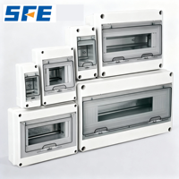Boîtier de distribution extérieur étanche et anti-poussière pour disjoncteurs MCB, série SFE CE HT, pour instruments électroniques, IP67
