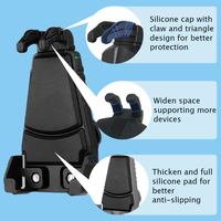 Cabeza de bola de montaje autoadhesiva ajustable, soporte para teléfono móvil de 1 pulgada para coche, soporte para salpicadero, soporte adhesivo para teléfono para Ram