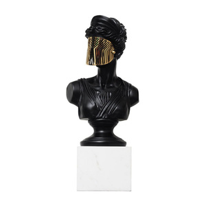 Mini Size Famoso Greco <span class=keywords><strong>Michelangelo</strong></span> David Scultura Statuetta In Resina Busto Statua di Arte Del Mestiere Ornamento Decorazioni Per La Casa - Product Image 2