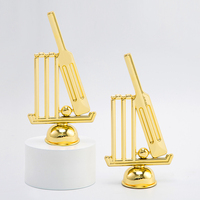 Trophées de cricket en plastique de bonne qualité, décorations sportives, souvenirs décoratifs GZ38