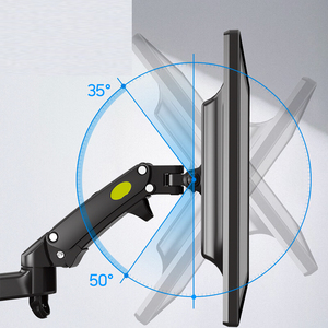 NB North Bayou TV Monitor <span class=keywords><strong>Full</strong></span> <span class=keywords><strong>Motion</strong></span> Partición articulada giratoria para monitores de 17-27 pulgadas con resorte de gas NB M150 - Product Image 5