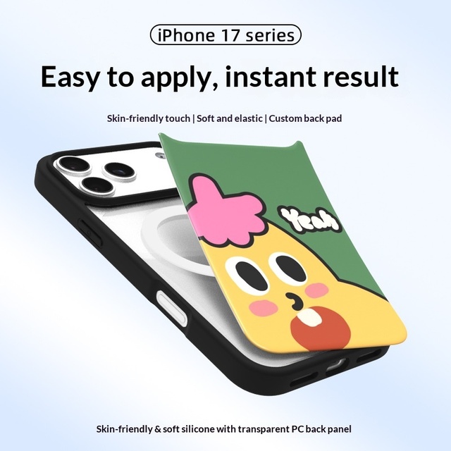 New DIY Magnetic Phone Case, Reusable & Replaceable Clear Film, Interchangeable & Customizable Design, Compatible with iPhone 18