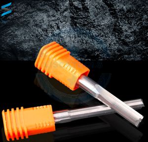 เครื่องมือการกัดร่องตรง4มม. สองชิ้น,ดอกเราเตอร์ Cnc สำหรับโฟม MDF ไม้คู่หัวตัดตรง - Product Image 6