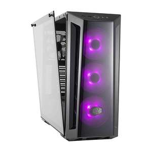 Boîtier d'ordinateur <span class=keywords><strong>Cooler</strong></span> <span class=keywords><strong>Master</strong></span> MasterBox MB520 ARGB ATX Mid-Tower avec panneau avant en miroir foncé et prises d'air latérales en maille - Product Image 3