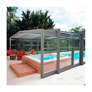 Couvercle rétractable pour <span class=keywords><strong>piscine</strong></span> pooluberdachung <span class=keywords><strong>5x3</strong></span> 10x5 10x6 écran de <span class=keywords><strong>piscine</strong></span> couvercle de sécurité avec piste - Product Image 1