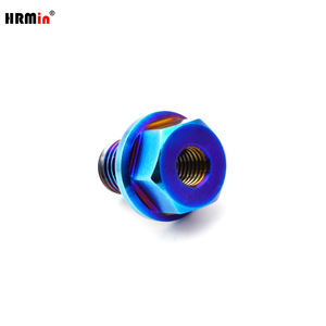 HRMin Gr.5 sekrup penguras minyak magnetik titanium, baut penguras oli mesin transmisi mobil untuk suku cadang mobil - Product Image 6