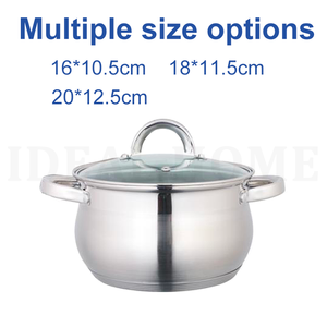 Vente en gros en usine de marmites à soupe pour la maison ustensiles de cuisine marmites et poêles batterie de cuisine en acier inoxydable - Product Image 2