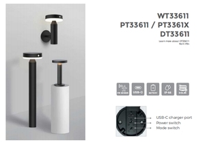 Oasislux Ngoài Trời Cảnh Quan Chiếu Sáng Năng Lượng Mặt Trời Bollard Nhôm Cơ Thể Không Thấm Nước IP44 Vườn Ánh Sáng - Product Image 2