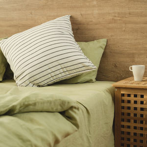 Draps en lin bio, draps pour sèche-linge, linge propre, linge <span class=keywords><strong>vert</strong></span>, parure de lit, <span class=keywords><strong>housse</strong></span> de couette - Product Image 3