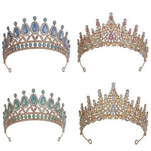 Copricapo di lusso <span class=keywords><strong>per</strong></span> festa da <span class=keywords><strong>sposa</strong></span> diadema da <span class=keywords><strong>sposa</strong></span> principessa <span class=keywords><strong>accessori</strong></span> <span class=keywords><strong>per</strong></span> <span class=keywords><strong>capelli</strong></span> con strass di cristallo <span class=keywords><strong>sposa</strong></span> corona rosa opale - Product Image 1