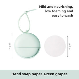50 feuilles de <span class=keywords><strong>savon</strong></span> en papier soluble dans l'eau <span class=keywords><strong>pour</strong></span> voyage, mini <span class=keywords><strong>savon</strong></span> en papier portable <span class=keywords><strong>pour</strong></span> les mains - Product Image 4