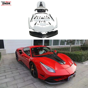 ชุดแต่งสไตล์ Misha สำหรับ Ferrari 488 รุ่นใหม่ คุณภาพสูง ผลิตจากคาร์บอนไฟเบอร์ครึ่งชิ้น สปอยเลอร์กันชนหน้า/หลัง ฝากระโปรงหน้า  ความเข้ากันได้ 100% ระดับโรงงาน - Product Image 1