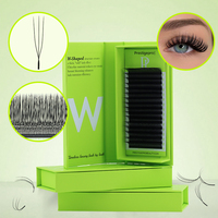 Prestigepro Extensions de cils en U 3D 4D 5D courbure C, greffées, volume brésilien, en PBT, doux, effet vison synthétique, dos en feuille