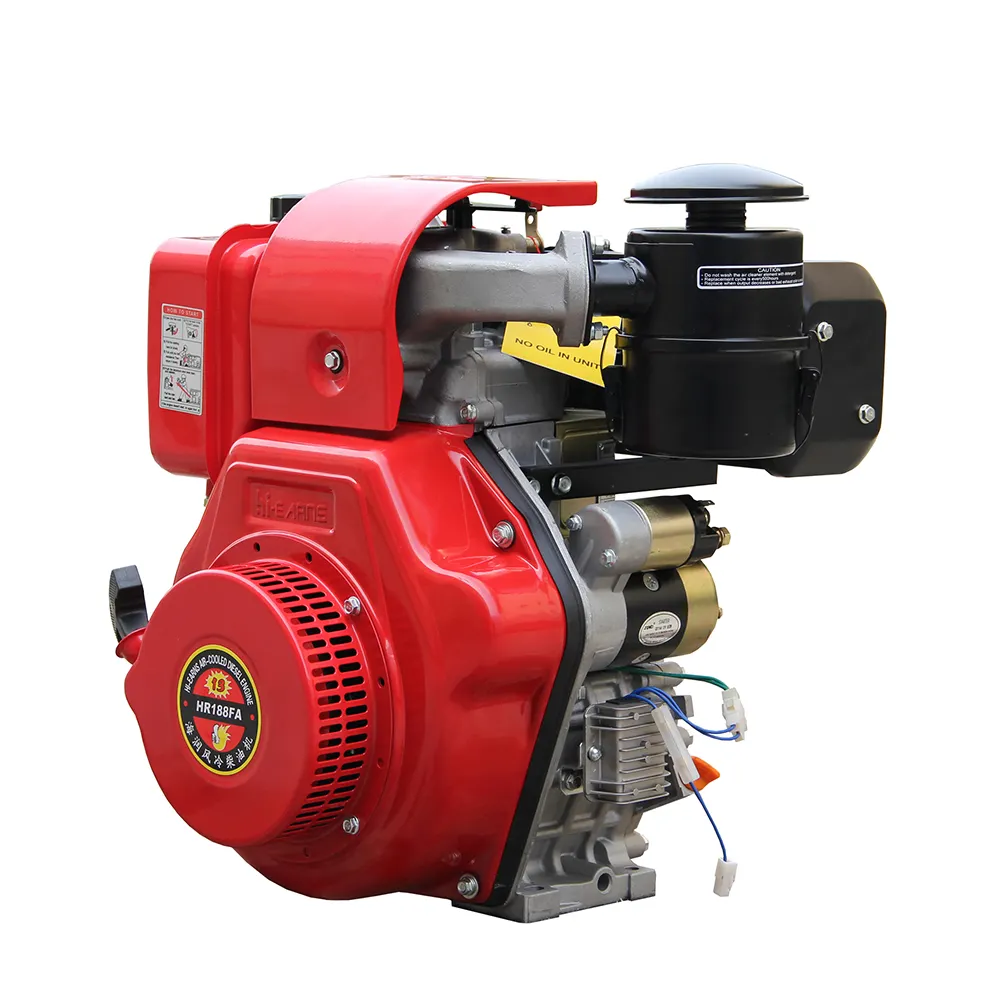 Motor diésel tipo Italia, 7,5 kW, 12hp, 3000rpm, 3600rpm