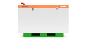 Caja de seguridad ignífuga para baterías M con diseño anti-quemaduras para paquete de baterías de almacenamiento de energía solar comercial LiFePO4 de 40 kWh - Product Image 3