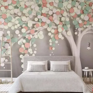 志海花卉设计印花卧室装饰3d壁纸