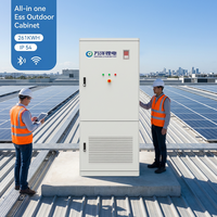 Batterie au lithium de stockage d'énergie tout-en-un 261 kWh, armoire intégrée extérieure 233 kWh, pack de batteries lithium-ion 51,2 V 314 Ah