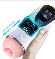 Jouet sexuel pour adultes pour hommes, entièrement automatique, intelligent, à simulation de vibration multi-fréquence sonore, type 'Airplane Cup'