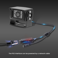 Caméra de sécurité pour voiture, caméra IPC étanche, vision nocturne, interfaces en option, caméra vidéo, adaptée à divers véhicules