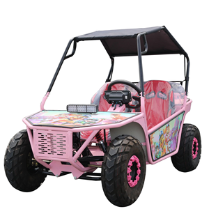 Kart <span class=keywords><strong>électrique</strong></span> à double siège avec transmission différentielle 48V <span class=keywords><strong>1000W</strong></span>, pneus à vide, idéal pour les aventures en plein air - Product Image 3