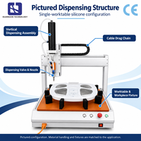 Distributeur de liquides automatique programmable à 3 axes Guangxin pour silicone, colle filetante, adhésif rouge, graisse lubrifiante et adhésif UV