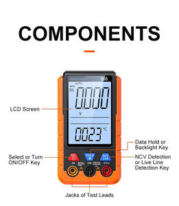 Alta Precisão Tela LCD Multímetro <span class=keywords><strong>Digital</strong></span> Multi Tester Dígitos Multímetro <span class=keywords><strong>Digital</strong></span> Auto-variando - Product Image 2