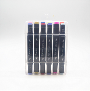 Rotuladores oleosos de alcohol de doble cabeza populares, 12 en caja, marcadores de diseño arquitectónico pintados a mano, marcadores de dibujo para estudiantes - Product Image 3