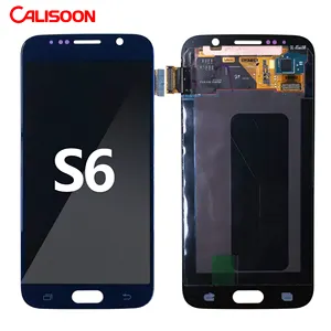 Buon prezzo hot pantalla lcd del telefono mobile per samsung Galaxy s6 digitizer assembly display touch screen di ricambio