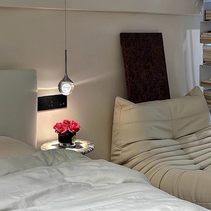 Lampadario a Sospensione Moderno e Lussuoso in Cristallo, Piccolo Lampadario per <span class=keywords><strong>Camera</strong></span> <span class=keywords><strong>da</strong></span> <span class=keywords><strong>Letto</strong></span> Principale, Sala <span class=keywords><strong>da</strong></span> Pranzo, Soggiorno e Parete di Fondo - Product Image 5