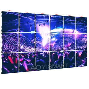 Nouvelle technique vidéo hd énorme grand mur tv led publicitaire extérieur hd p8 grand mur vidéo led extérieur pour la publicité location d'événements