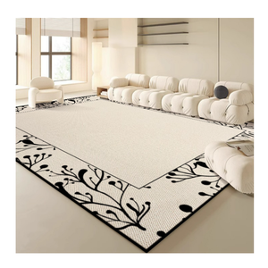 Tappeto Moderno Retrò in Stile Francese di Lusso per <span class=keywords><strong>Camera</strong></span> <span class=keywords><strong>da</strong></span> <span class=keywords><strong>Letto</strong></span> e Soggiorno, Realizzato a Mano con Tecnica Meccanica, Tappetini per Camere d'Albergo - Product Image 1