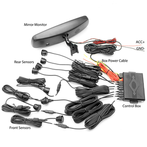 Gương Chiếu Hậu Ô Tô Chống Lóa Điện Tử, Gương Chiếu Hậu Ô Tô Cảm Biến Radar Phía Trước Sau Có Giá Đỡ Gốc - Product Image 5