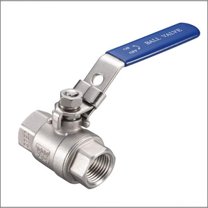 1000wog 2 cách 2 mảnh van bi đầy đủ cổng Nam Nữ vặn <span class=keywords><strong>1</strong></span>/2 "Van bi thép không gỉ - Product Image 2