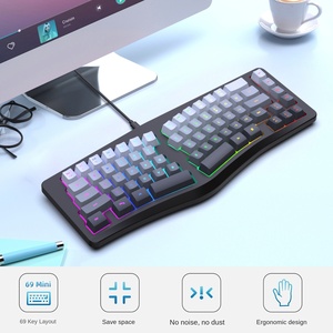 Personnalisé G131 Nouveau Clavier de Jeu Ergonomique Dégradé 101 Touches RGB Film <span class=keywords><strong>USB</strong></span> Membrane Plastique Bureau Petit <span class=keywords><strong>Lot</strong></span> - Product Image 5