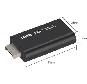 2021 Groothandel Ps2 Om H D M-Ik Converter Av Naar H D M-Ik Video Audio Output kabel Adapter Voor Ps2