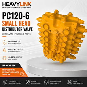 Válvula Distribuidora de Cabeza Pequeña HeavyLink PC120-6, Piezas Hidráulicas para Excavadora, Fabricación de Alta Precisión y Calidad - Product Image 1