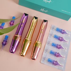 Mât P60 stylo à batterie professionnel 2.2-3.2mm course réglable sans fil <span class=keywords><strong>PMU</strong></span> et Machine à tatouer avec type de pistolet électrique RCA - Product Image 6