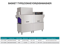 Lave-vaisselle à convoyeur commercial pour restaurant, hôtel, cantine, machine à laver la vaisselle automatique, haute capacité, séchage à l'air chaud