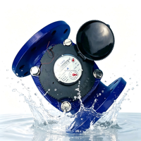 Compteur d'eau froide détachable à cadran sec de type Woltman LXLC-80/100, résistant au gel et à bride amovible