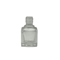 Haute qualité 10ml verre clair bouteilles de parfum carré vide bouteilles en verre bouchon à vis fabrication directe d'usine 10ml emballage