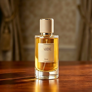High-quality Stock 2026 Cylindrical Transparent Perfume Glass <b>Bottle</b> 30ml 50ml 100ml Empty Perfume Glass <b>Bottle</b> with White Cap - Product Image 2