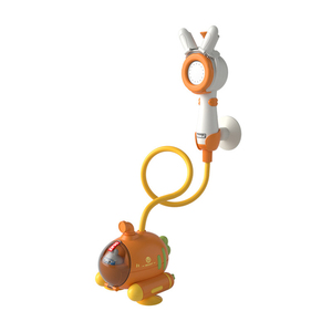 Ensemble de jouets de bain pour bébé portable mignon carotte lapin gicle de l'<span class=keywords><strong>eau</strong></span> avec pommeau de douche - Product Image 1