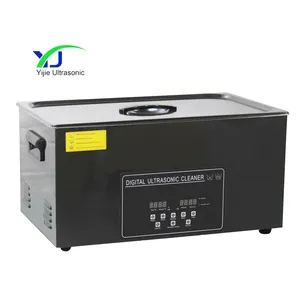 Easy Clean Industrial Ultrasonic Cleaner 22L Black Titanium Shell Stainless Steel Tank Machine