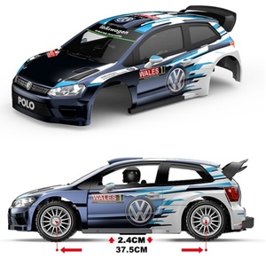 <strong>MJX</strong> Hyper GO 7304 1/7 Scale Polo R WRC 4WD RC Rally Car 4S Brushless Motor 60km/H Official Licensed for Drifting Fans and Adults - Product Image 6